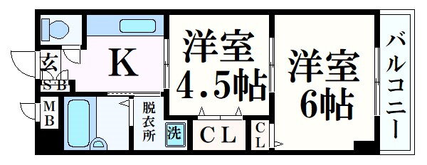 兵庫県西宮市城ケ堀町 西宮駅 2K マンション 賃貸物件詳細