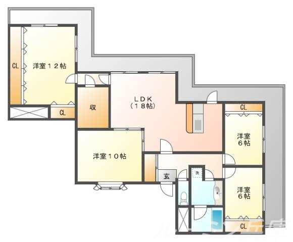プロスパービラ 6階 4LDK 賃貸物件詳細