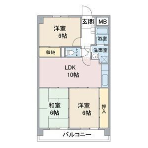 愛知県名古屋市北区萩野通１ 黒川駅 3LDK マンション 賃貸物件詳細