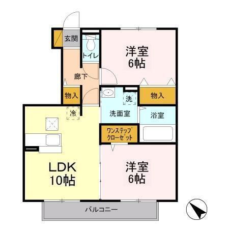 茨城県神栖市平泉東３ 小見川駅 2LDK アパート 賃貸物件詳細