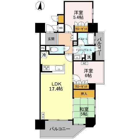 群馬県前橋市国領町２ 前橋駅 3LDK マンション 賃貸物件詳細