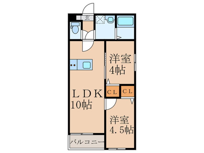 福岡県飯塚市新立岩 新飯塚駅 2LDK アパート 賃貸物件詳細
