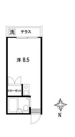 東京都中野区新井２ 中野駅 ワンルーム アパート 賃貸物件詳細