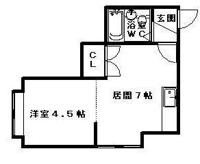 北海道札幌市厚別区厚別中央三条２ ひばりが丘駅 1DK アパート 賃貸物件詳細