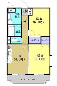 栃木県栃木市薗部町２ 栃木駅 2DK マンション 賃貸物件詳細