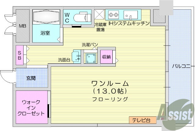 宮城県仙台市青葉区中江２ 東照宮駅 ワンルーム マンション 賃貸物件詳細