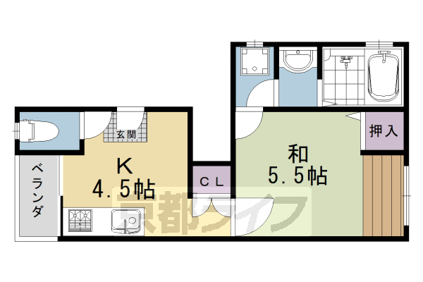 京都府京都市右京区太秦乾町 太秦駅 1DK アパート 賃貸物件詳細