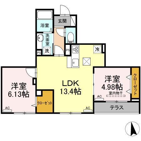 東京都新宿区下落合４ 下落合駅 2LDK アパート 賃貸物件詳細