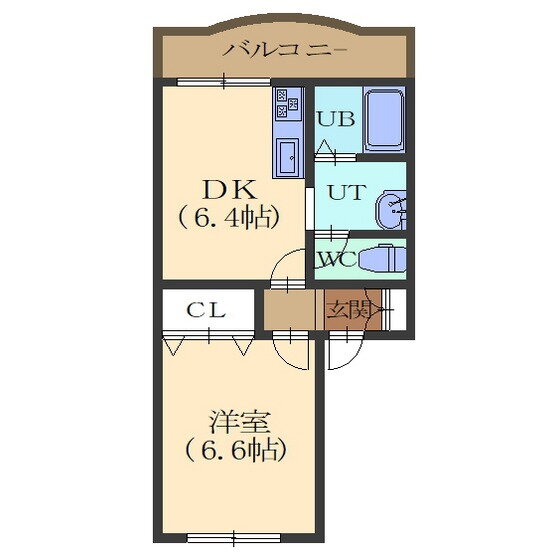 北海道函館市港町１ 1DK マンション 賃貸物件詳細