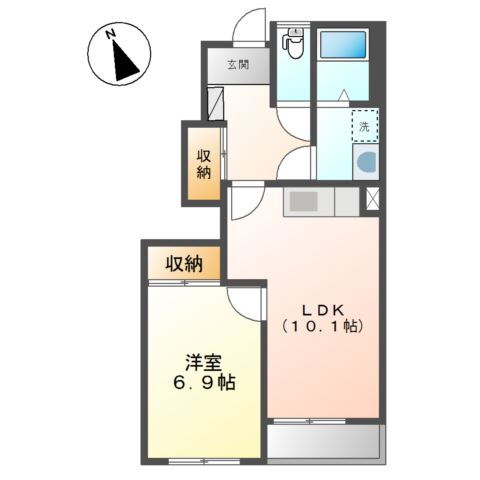 神奈川県高座郡寒川町一之宮４ 寒川駅 1LDK アパート 賃貸物件詳細