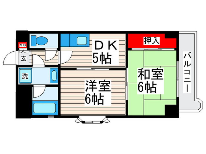 東京都江戸川区南葛西２ 葛西駅 2DK マンション 賃貸物件詳細