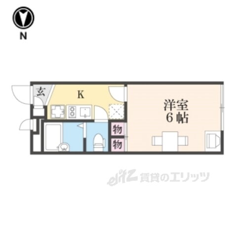 奈良県奈良市青野町１ 大和西大寺駅 1K アパート 賃貸物件詳細