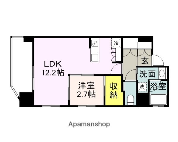 福岡県福岡市中央区大宮１ 薬院駅 1LDK マンション 賃貸物件詳細