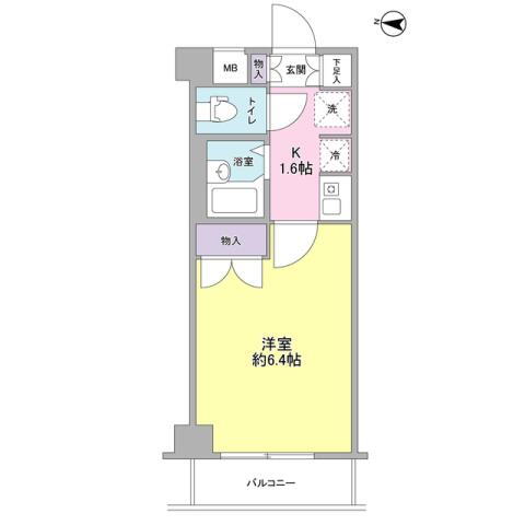神奈川県川崎市中原区木月２ 元住吉駅 1K マンション 賃貸物件詳細