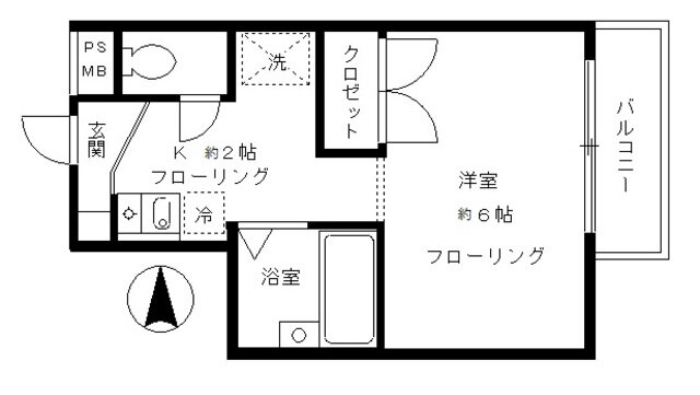 東京都目黒区五本木２ 学芸大学駅 1K マンション 賃貸物件詳細