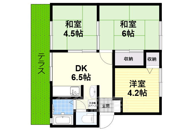 奈良県橿原市中曽司町 真菅駅 3DK アパート 賃貸物件詳細