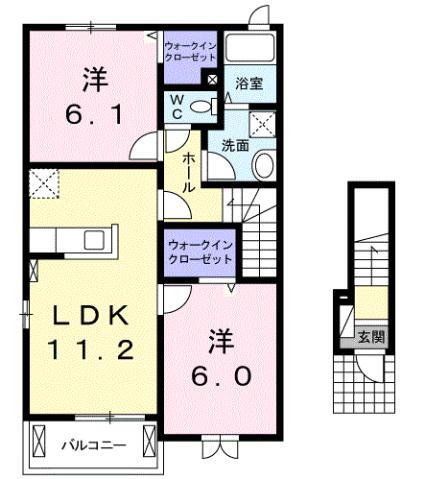 宮城県遠田郡涌谷町字砂田前 涌谷駅 2LDK アパート 賃貸物件詳細