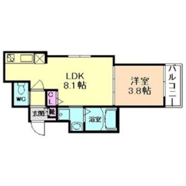 大阪府東大阪市森河内西１ 放出駅 1LDK アパート 賃貸物件詳細