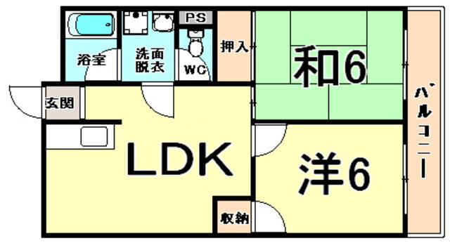 兵庫県尼崎市武庫町４ 武庫之荘駅 2LDK マンション 賃貸物件詳細