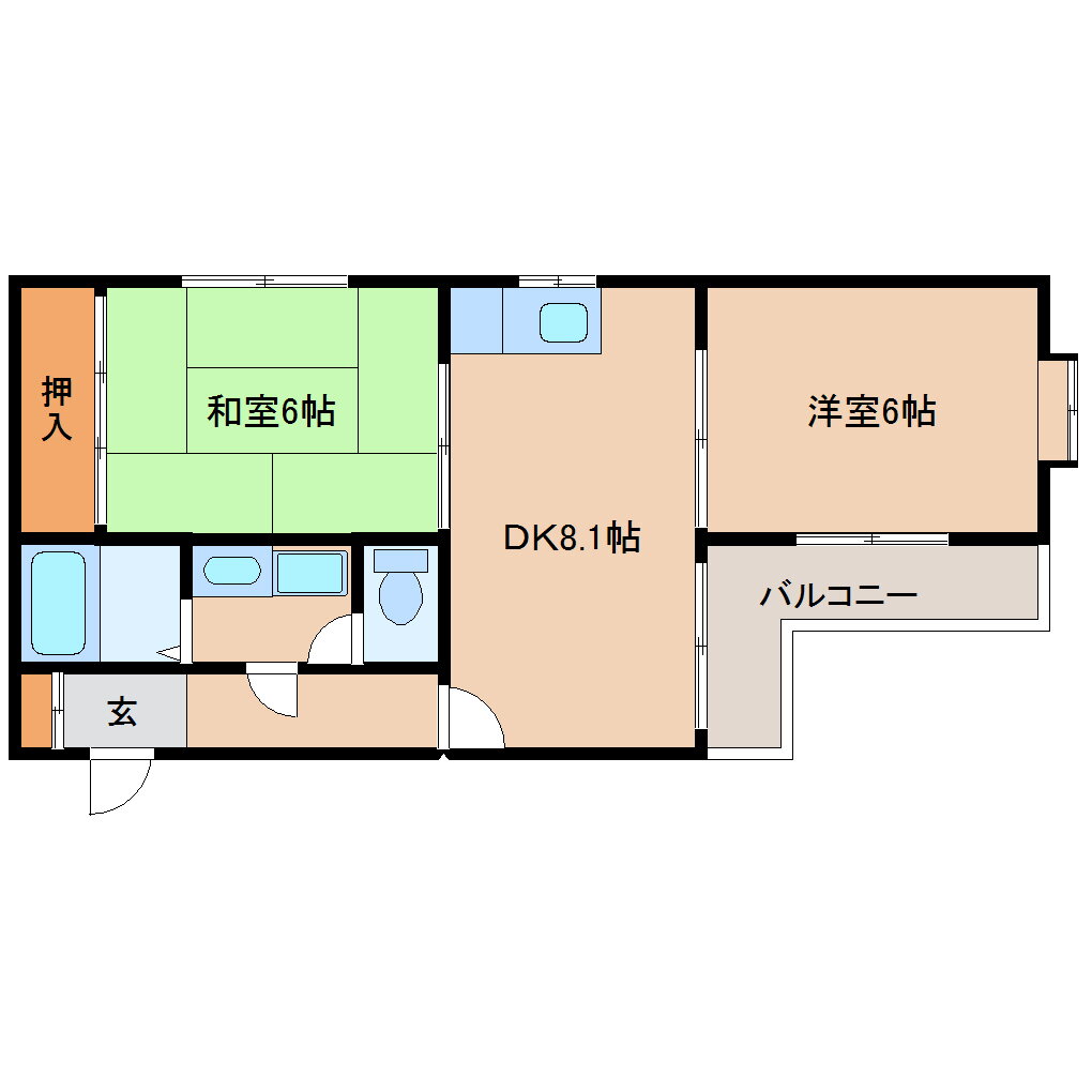兵庫県尼崎市武庫之荘７ 武庫之荘駅 2DK マンション 賃貸物件詳細