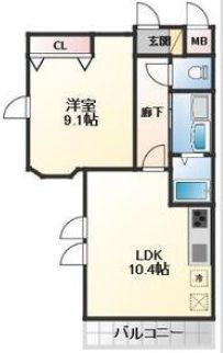 兵庫県姫路市東延末２ 手柄駅 1LDK マンション 賃貸物件詳細