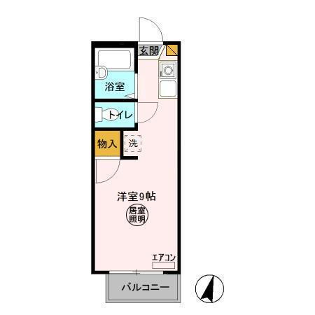 千葉県野田市山崎 運河駅 ワンルーム アパート 賃貸物件詳細