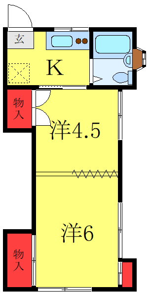 東京都板橋区仲町 中板橋駅 1K アパート 賃貸物件詳細