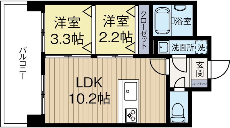 福岡県福岡市博多区博多駅前１ 博多駅 2LDK マンション 賃貸物件詳細