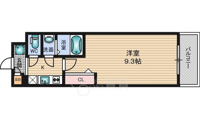 大阪府大阪市東淀川区菅原２ ＪＲ淡路駅 1K マンション 賃貸物件詳細