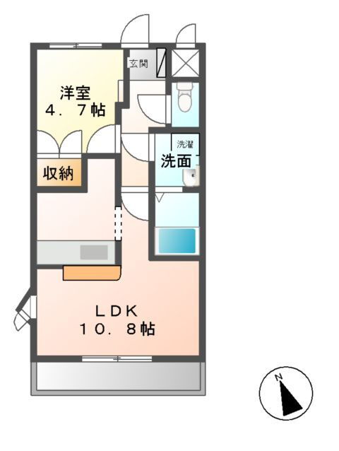 茨城県古河市下山町 古河駅 1LDK アパート 賃貸物件詳細