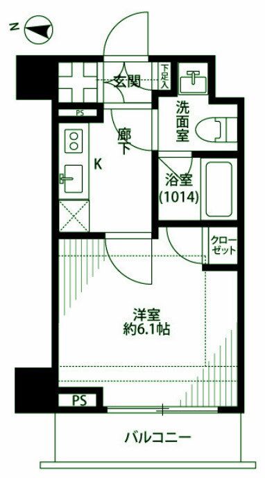 東京都大田区大森北４ 大森駅 1K マンション 賃貸物件詳細