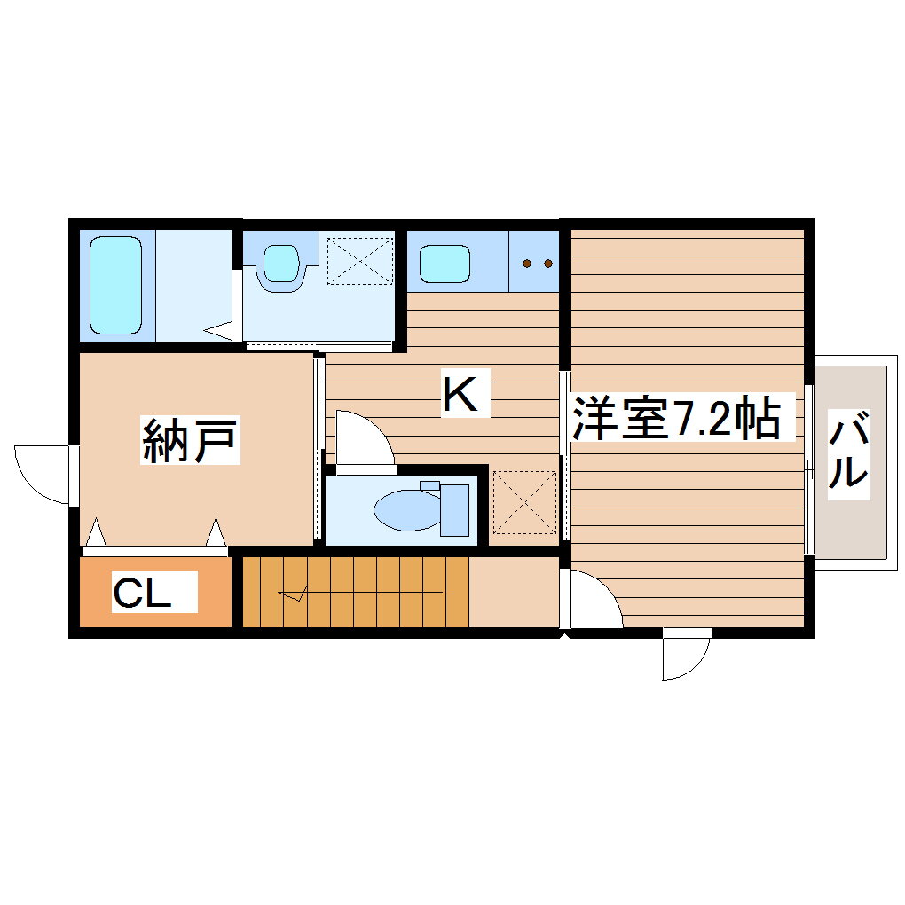 宮城県仙台市太白区向山４ 愛宕橋駅 1SK アパート 賃貸物件詳細