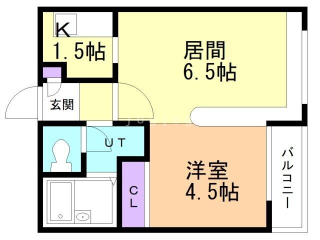北海道札幌市白石区平和通２丁目北 白石駅 1LDK マンション 賃貸物件詳細