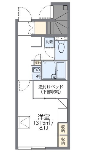 兵庫県神戸市西区竜が岡２ 魚住駅 1K アパート 賃貸物件詳細