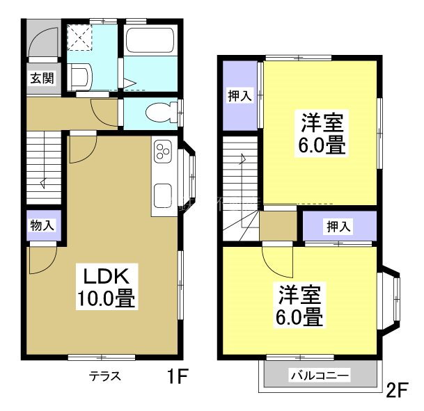 静岡県浜松市中央区蜆塚４ 第一通り駅 2LDK 一戸建て 賃貸物件詳細