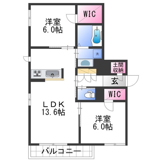 和歌山県和歌山市太田 和歌山駅 2LDK マンション 賃貸物件詳細