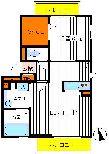 東京都昭島市朝日町３ 中神駅 1LDK アパート 賃貸物件詳細