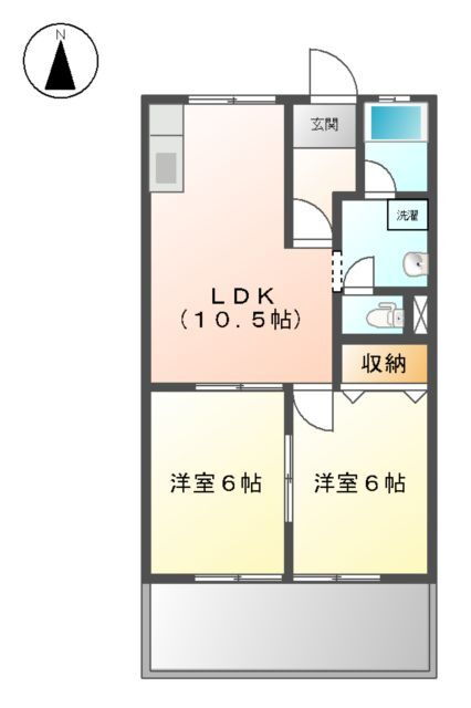 岐阜県瑞穂市牛牧 穂積駅 2LDK アパート 賃貸物件詳細
