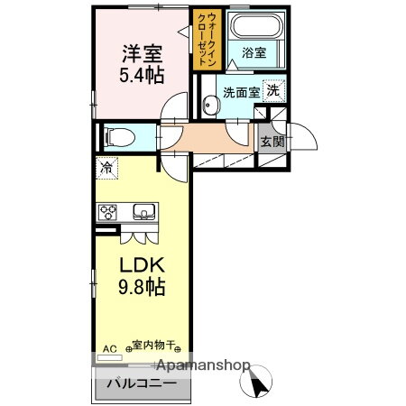 静岡県富士市中野 入山瀬駅 1LDK アパート 賃貸物件詳細