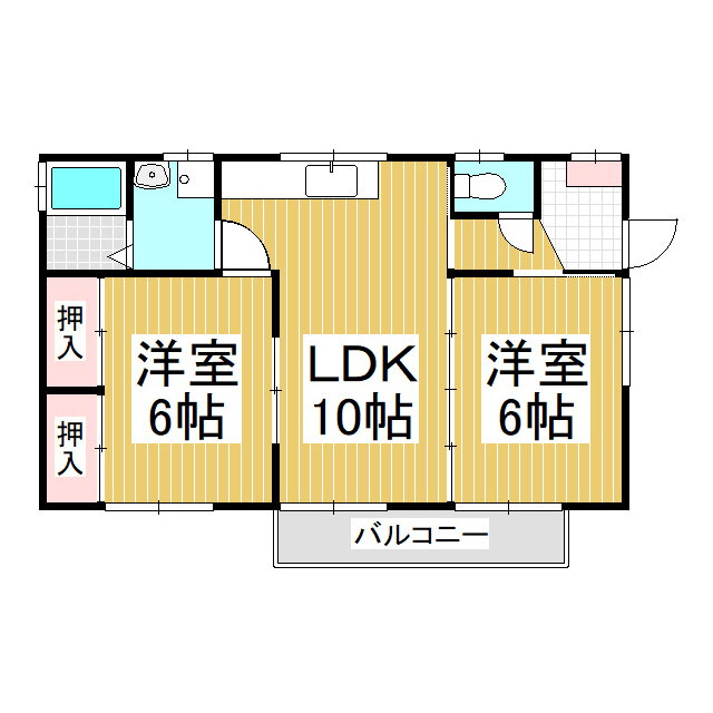 長野県千曲市大字新田 屋代駅 2LDK アパート 賃貸物件詳細