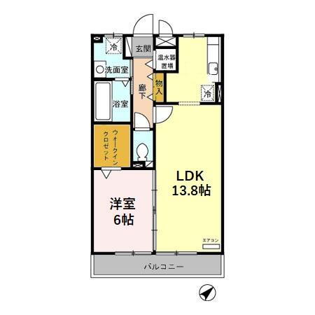 富山県高岡市古定塚 越中中川駅 1LDK アパート 賃貸物件詳細