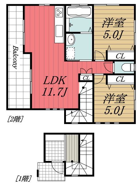 千葉県佐倉市臼井田 京成臼井駅 2LDK アパート 賃貸物件詳細