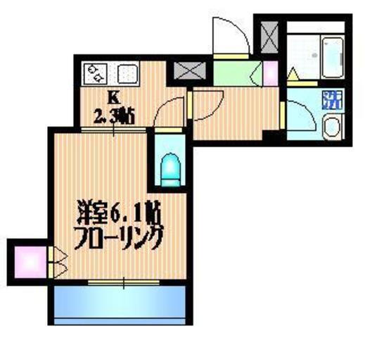 ドミールさくら 1階 1K 賃貸物件詳細