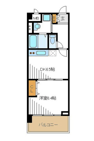 東京都大田区西蒲田７ 蓮沼駅 1DK マンション 賃貸物件詳細