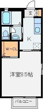 アルデメルテ（ＳｈａＭａｉｓｏｎ） 2階 1K 賃貸物件詳細