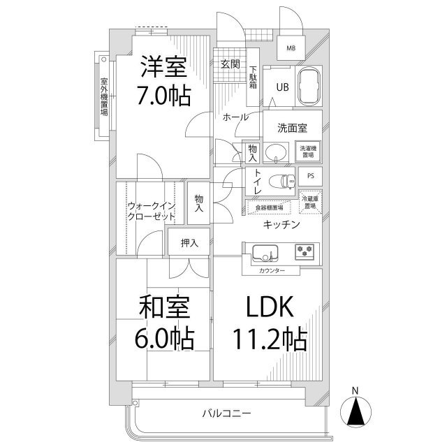 兵庫県姫路市辻井４ 播磨高岡駅 2LDK マンション 賃貸物件詳細