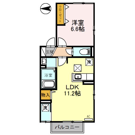 石川県金沢市駅西新町２ 上諸江駅 1LDK アパート 賃貸物件詳細