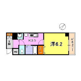 兵庫県神戸市中央区筒井町３ 春日野道駅 1K マンション 賃貸物件詳細