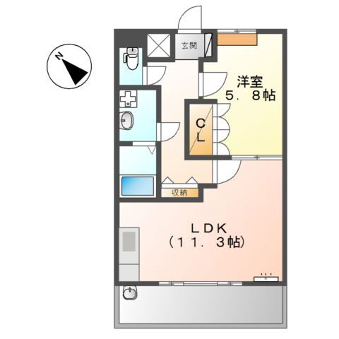 愛知県豊川市大崎町小林 諏訪町駅 1LDK アパート 賃貸物件詳細