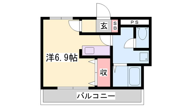 兵庫県姫路市三左衛門堀東の町 姫路駅 ワンルーム アパート 賃貸物件詳細